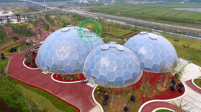 燁興-連云港ETFE膜結構球形溫室