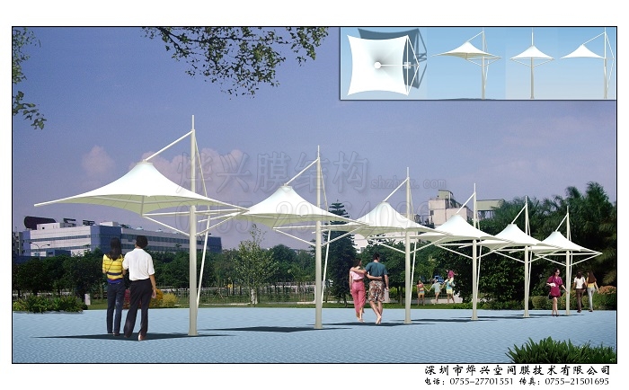 3萬元買15年膜結(jié)構(gòu)遮陽傘真的貴嗎？