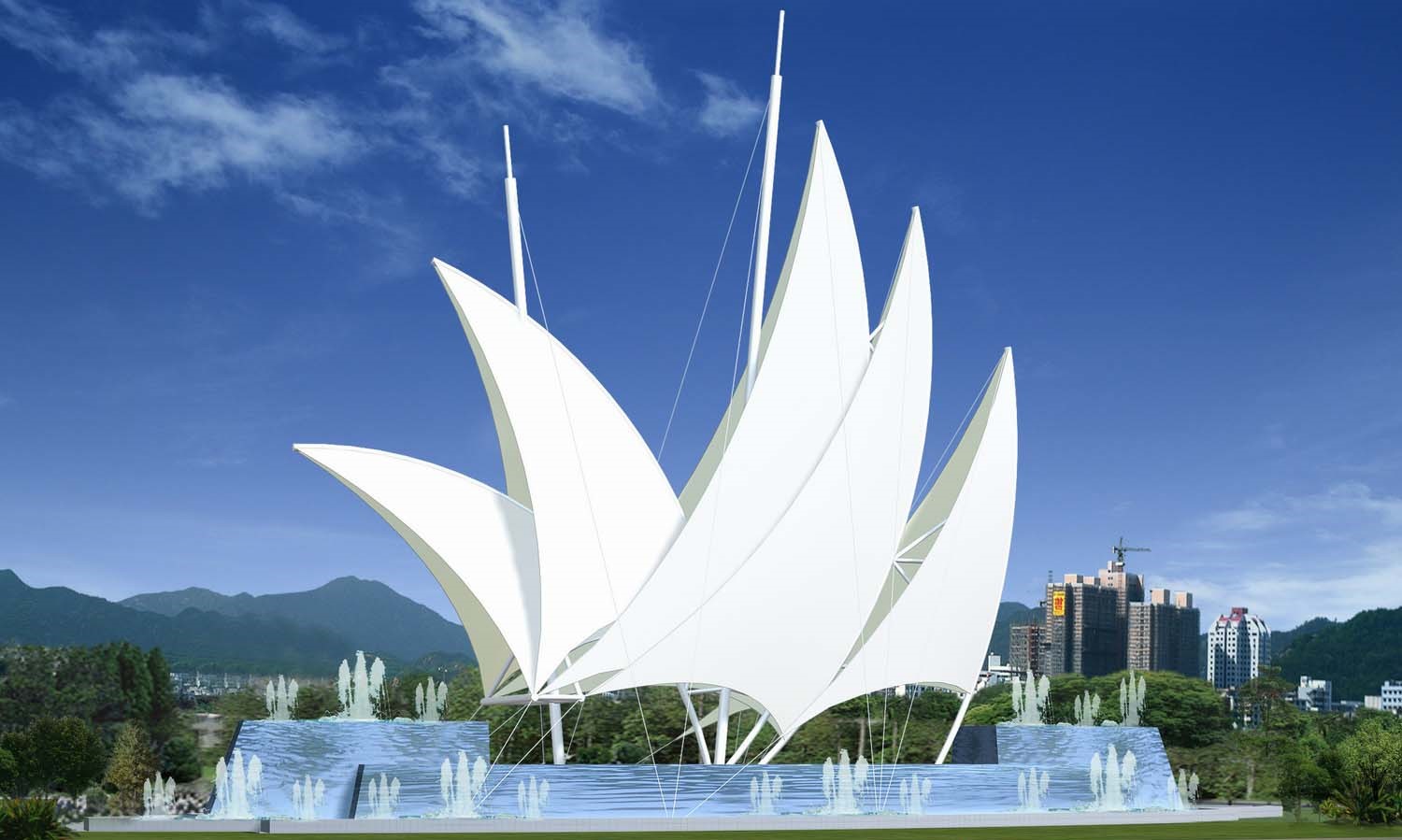 為什么膜結(jié)構(gòu)能做出各種藝術(shù)造型？