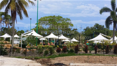 慶賀燁興膜結(jié)構(gòu)工程公司與大連S公司成功簽訂園林景觀膜結(jié)構(gòu)工程！