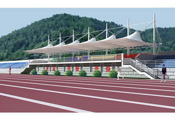 校園膜結(jié)構(gòu)體育看臺，耐用是王道，實惠是關(guān)鍵