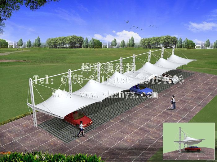 拋棄生活雜蕪，膜結(jié)構(gòu)車棚要美觀更要實(shí)用！