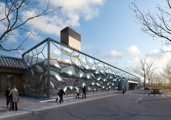 貴州水洋灣服務(wù)區(qū)ETFE充氣膜設(shè)計(jì)